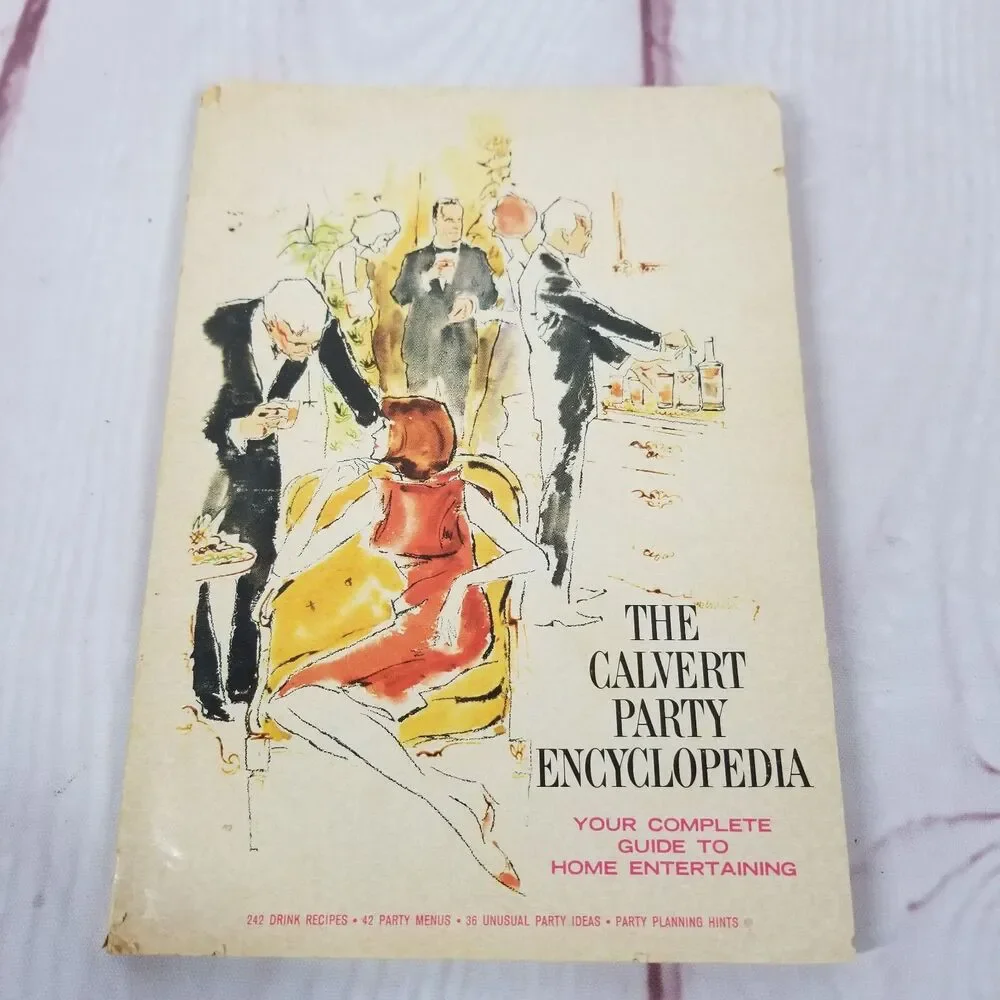The Calvert Party Encyclopedia Vintage Cocktail Recipes Bartending Drinks MCM